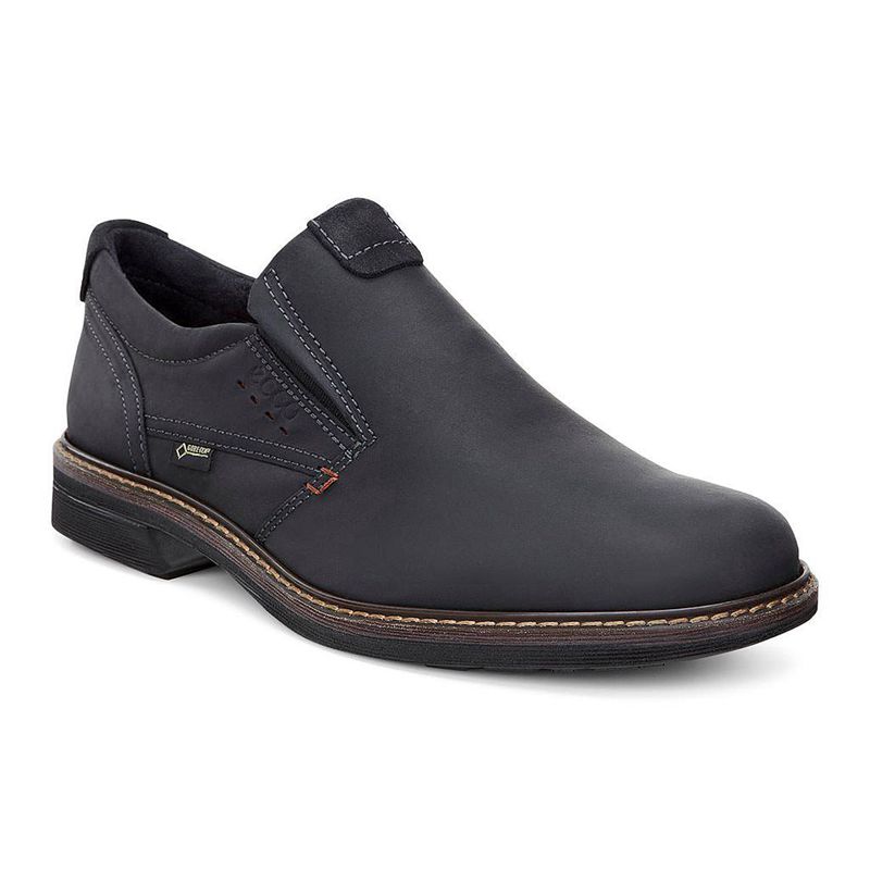 Zapatos Slip-On Ecco Turn Para Hombre,Negras,089376-VTW